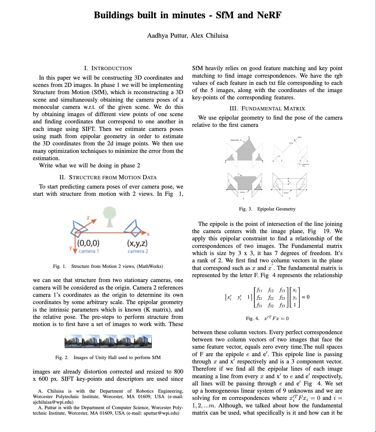 structure from motion